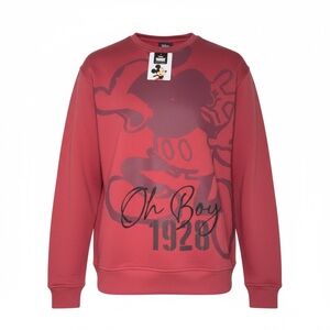 Disney women’s Red Mickey Mouse Crewneck Sweater X Primark